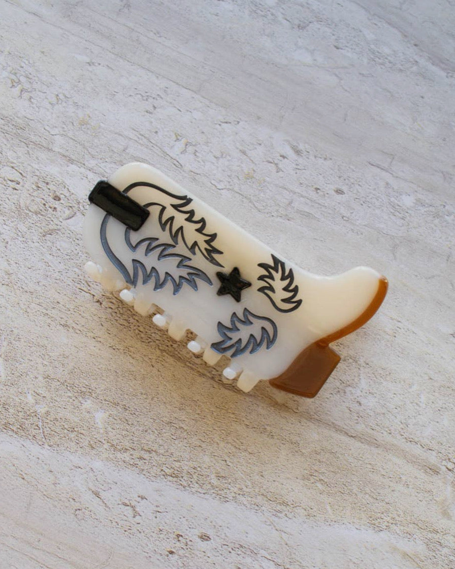 Cowgirl Boot Claw Clip - Imperfectly Perfect Boutique