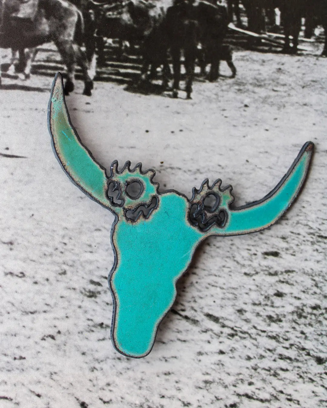 Bull Skull Magnet - Imperfectly Perfect Boutique