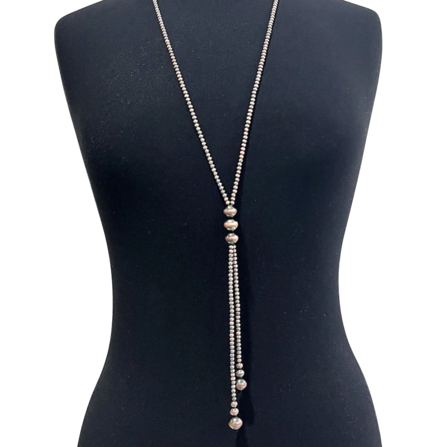 Copper Beaded Lariat Neckla Imperfectly Perfect Boutique
