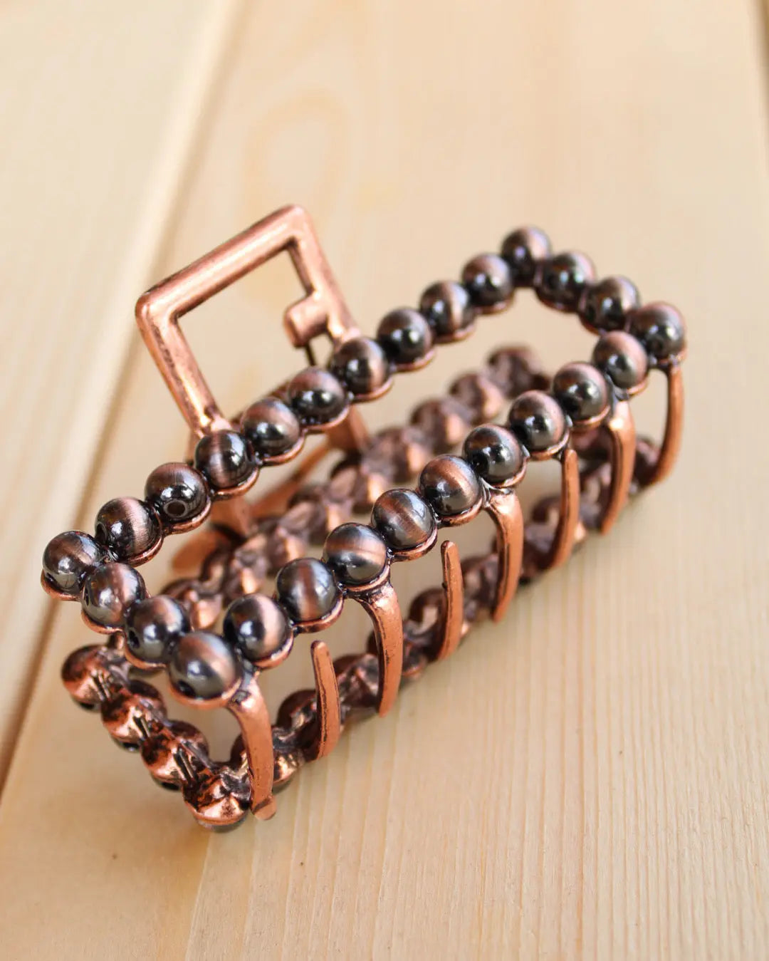 Copper Pearl Claw Clip Imperfectly Perfect Boutique
