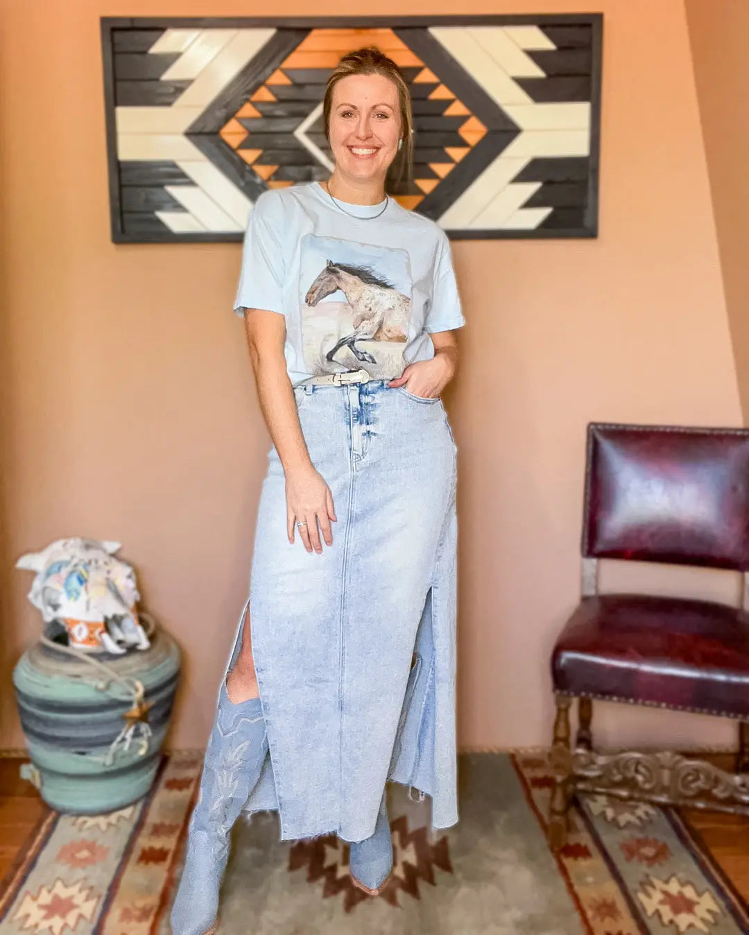 Desperado Horse Graphic Tee Imperfectly Perfect Boutique