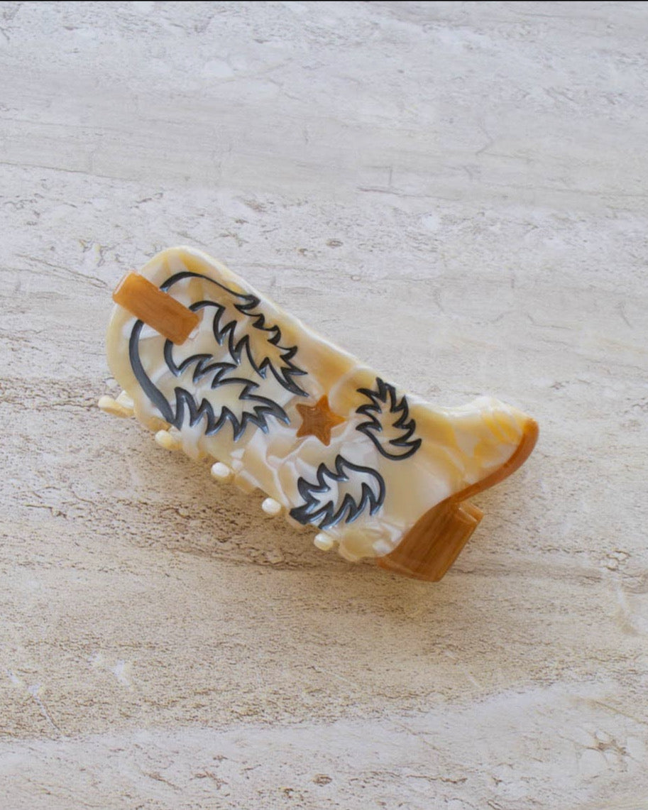 Cowgirl Boot Claw Clip - Imperfectly Perfect Boutique