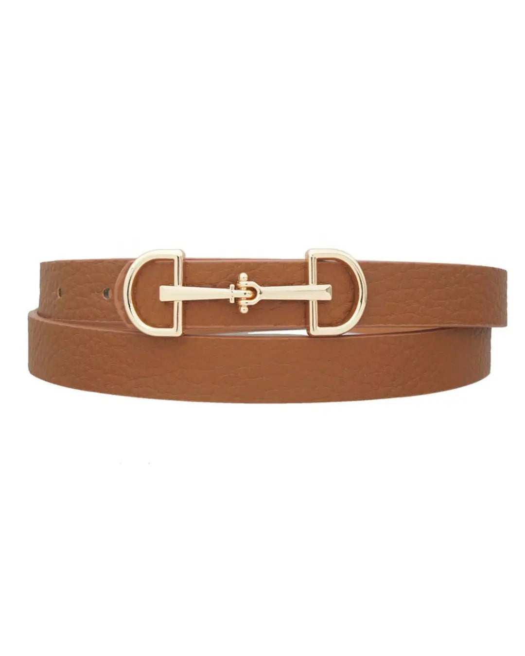Lux D Ring Belt - Brown Imperfectly Perfect Boutique