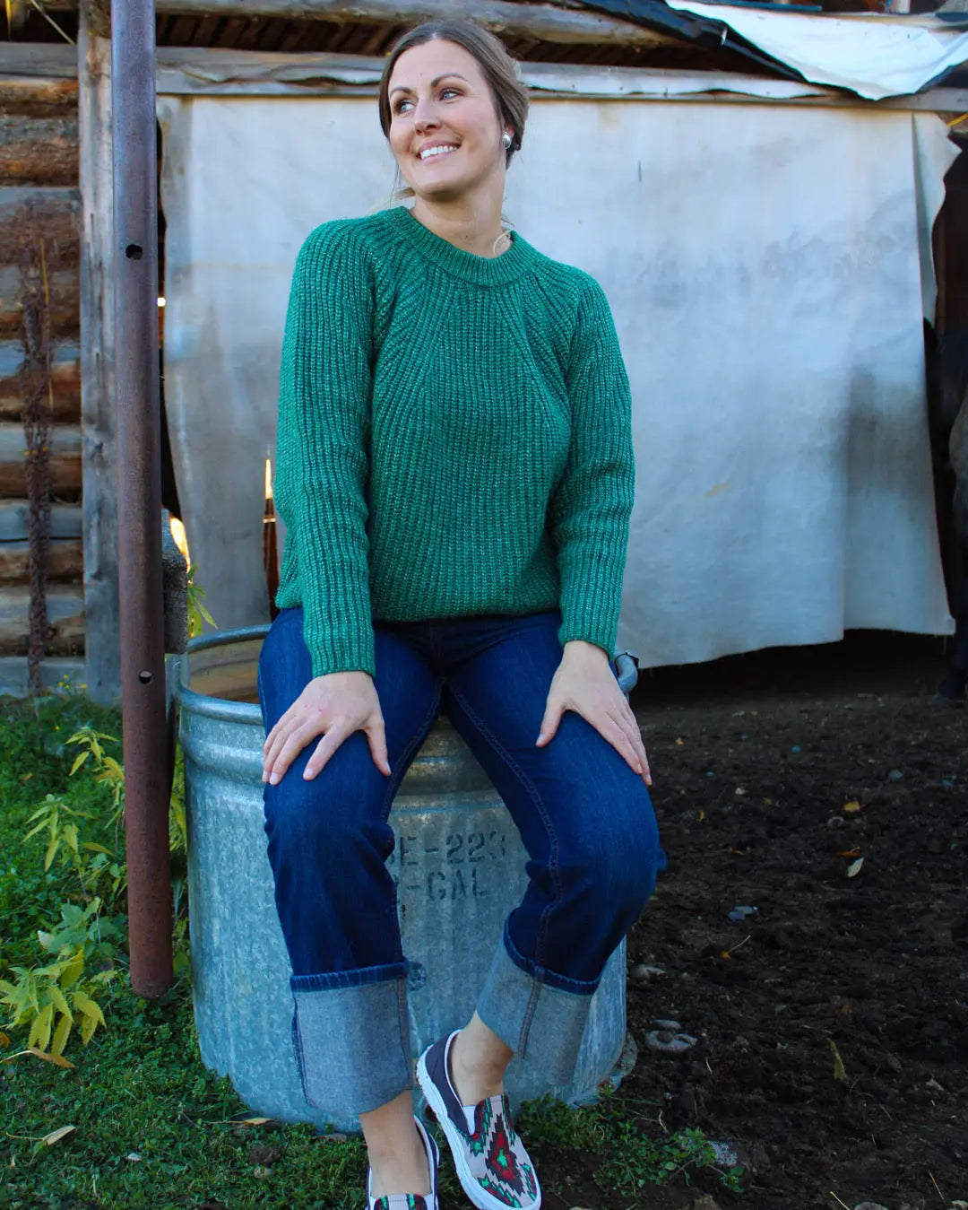 Melange Basic Sweater - Imperfectly Perfect Boutique