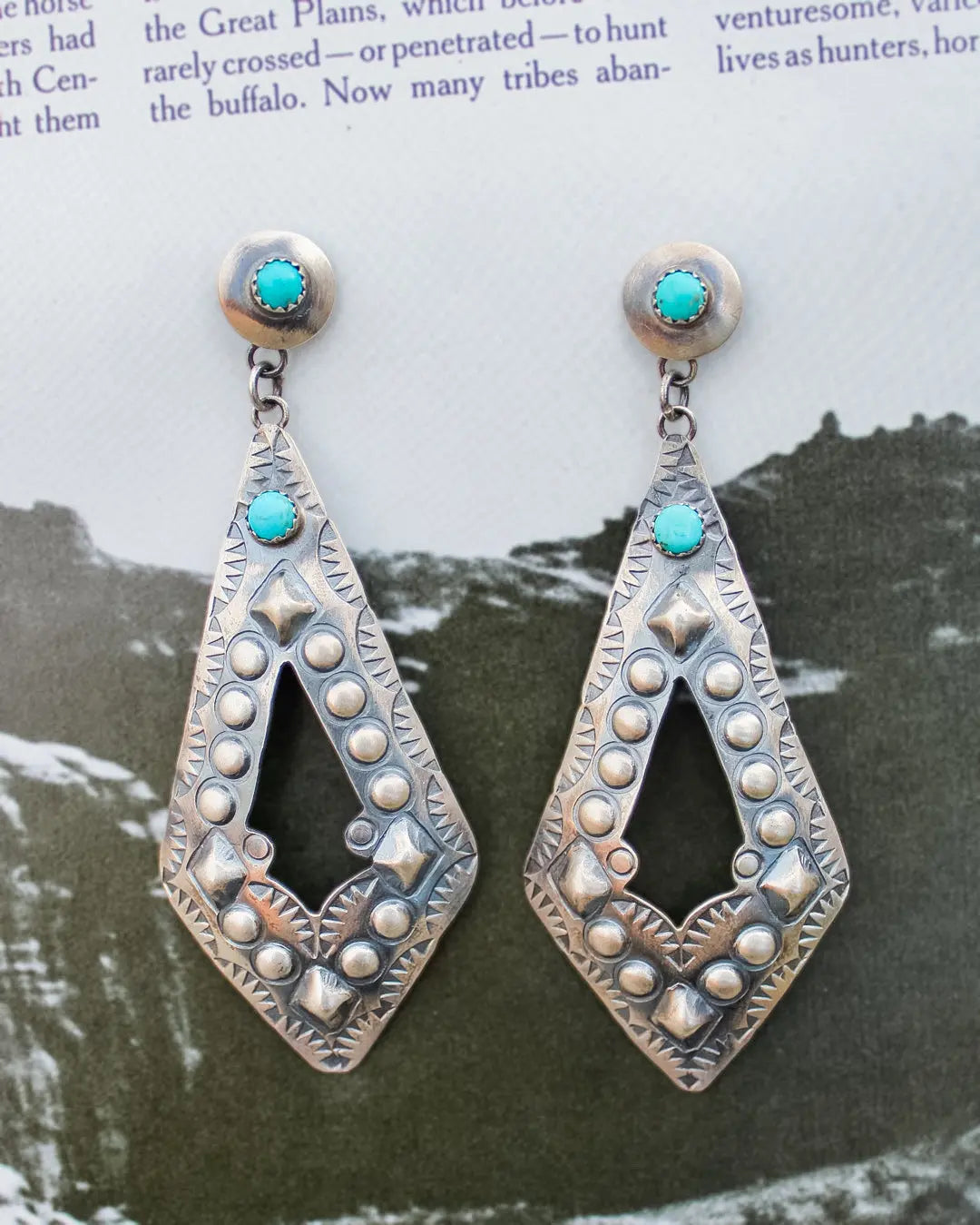 “Mesa” Turquoise Earrings Imperfectly Perfect Boutique
