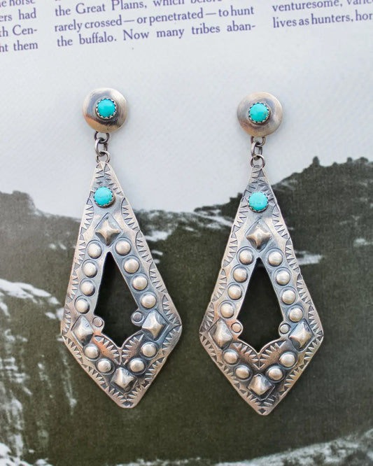 “Mesa” Turquoise Earrings Imperfectly Perfect Boutique
