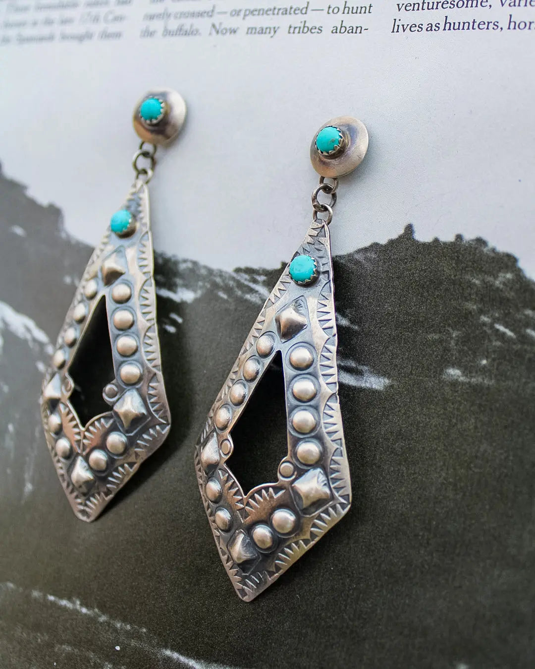 “Mesa” Turquoise Earrings Imperfectly Perfect Boutique