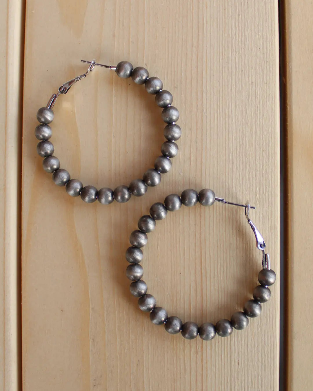 Pearl Hoop Earrings Imperfectly Perfect Boutique