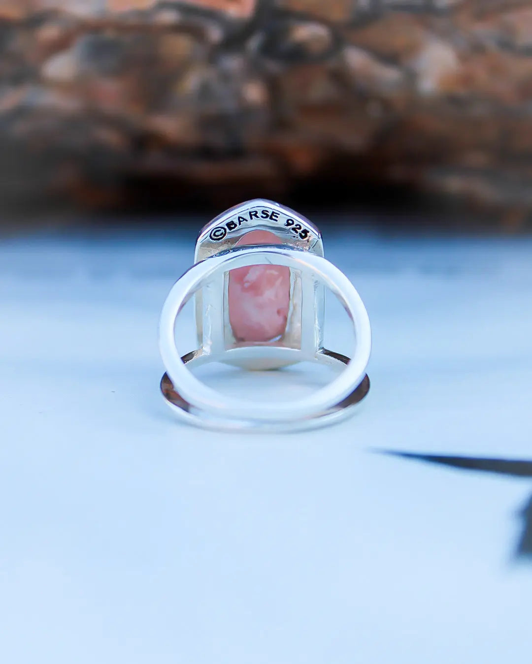 Pretty in Pink Sterling Silver Ring - Size 7 - Imperfectly Perfect Boutique