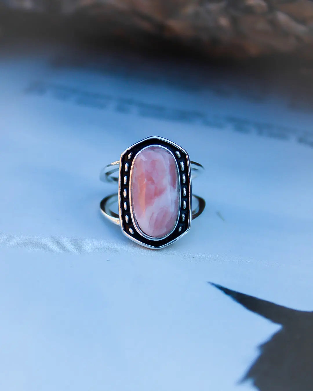 Pretty in Pink Sterling Silver Ring - Size 7 - Imperfectly Perfect Boutique