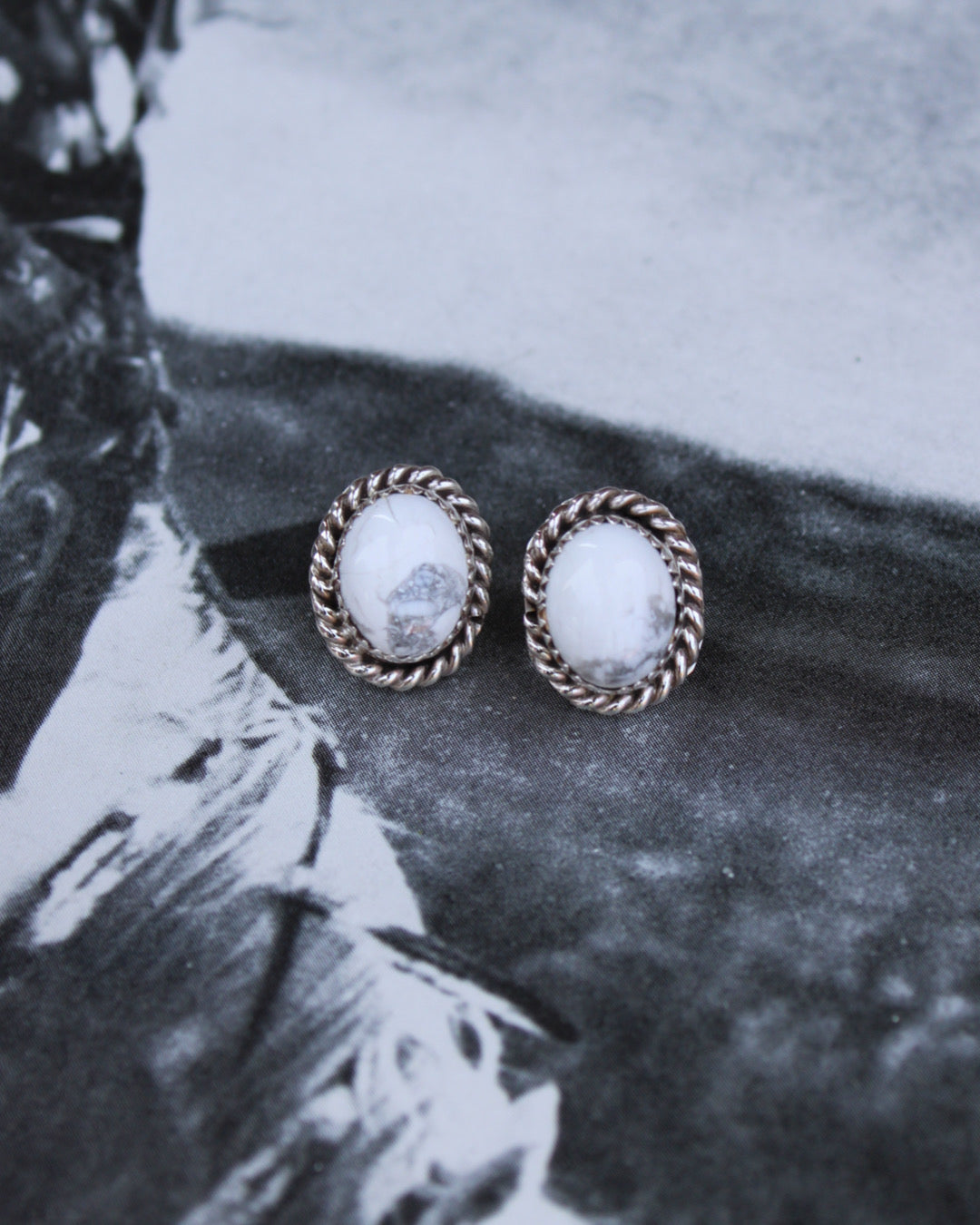 White Sterling Silver Earrings - Imperfectly Perfect Boutique