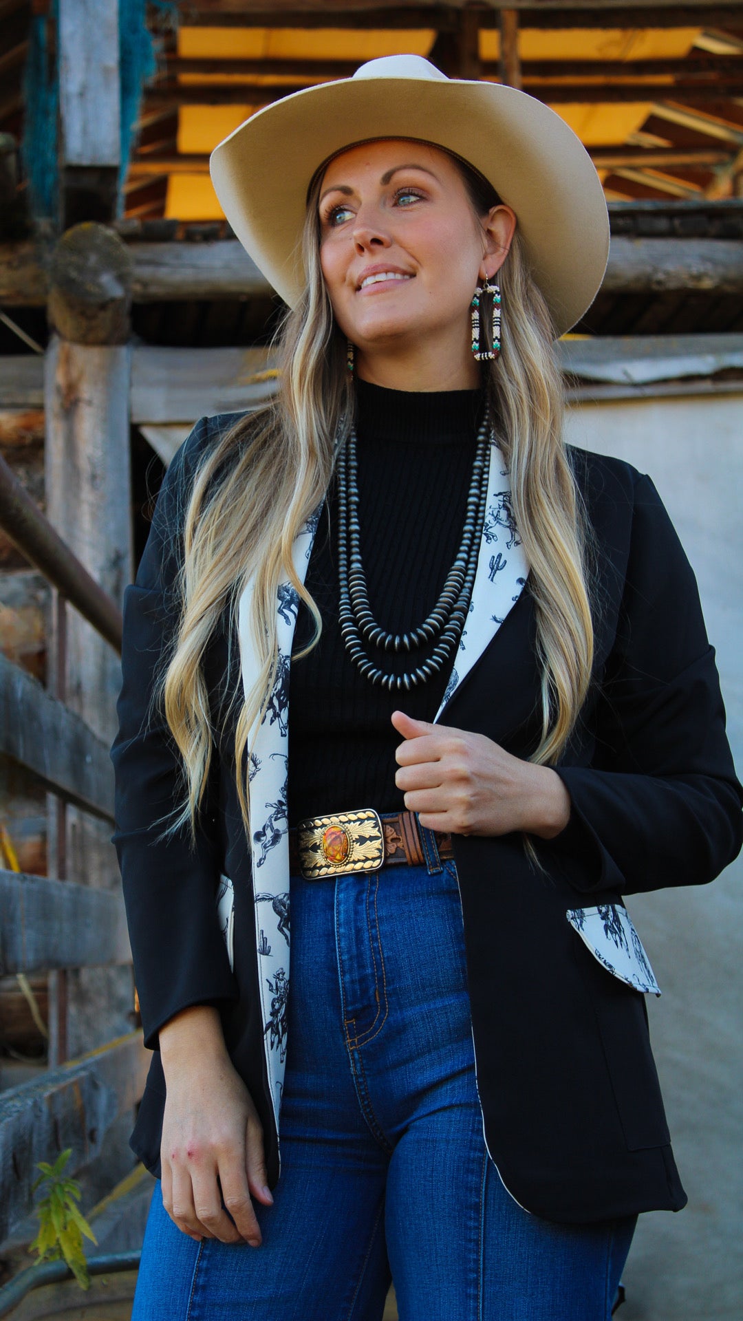 Dion Bucking Black Blazer - Imperfectly Perfect Boutique