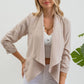 3/4 ROUCHED SLEEVE BLAZER - Imperfectly Perfect Boutique