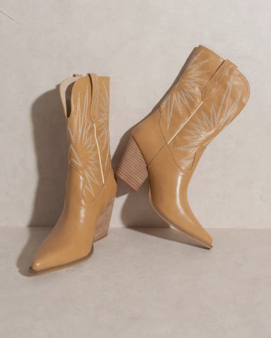 Tan Western Boots - Imperfectly Perfect Boutique