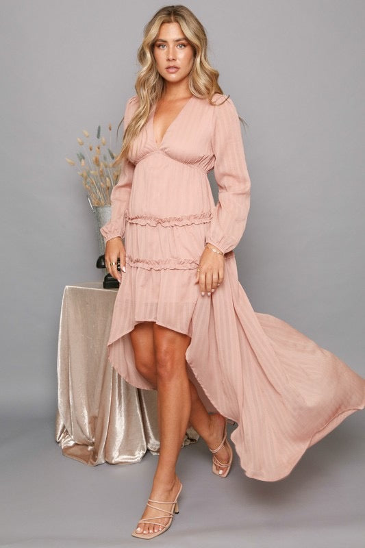 Kelsey High-Low Maxi Dress - Imperfectly Perfect Boutique