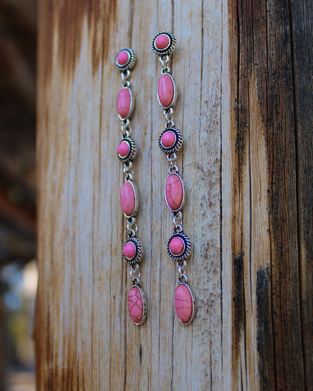 River Dangle Earrings - Pink - Imperfectly Perfect Boutique