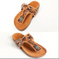 Concho Tooled Leather Sandals - Imperfectly Perfect Boutique