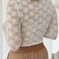 Adele Lace Mesh Long Sleeve Top - Imperfectly Perfect Boutique