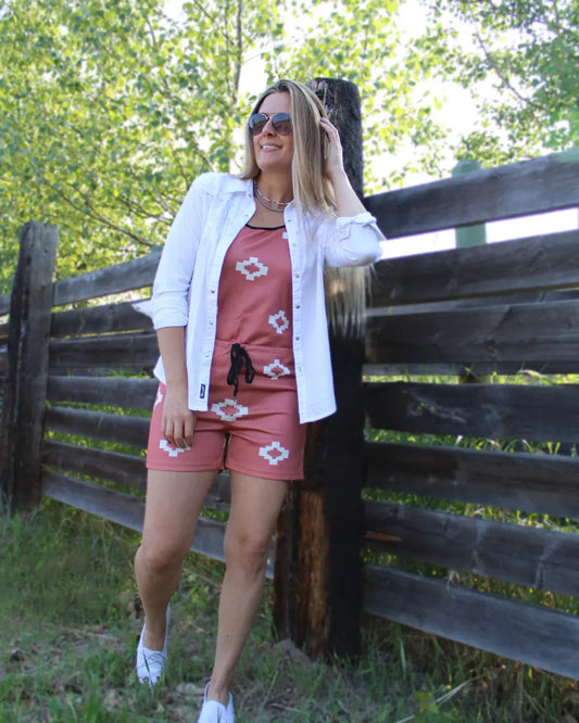 Aztec Romper - Imperfectly Perfect Boutique