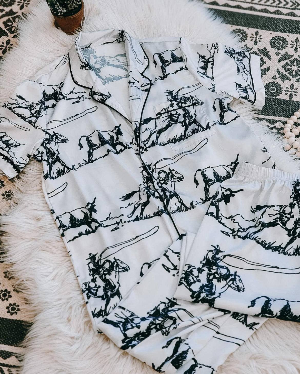 Ranch Roper Pajama Set - Imperfectly Perfect Boutique