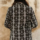Black Aztec Woven Concho Button Down Blazer - Imperfectly Perfect Boutique
