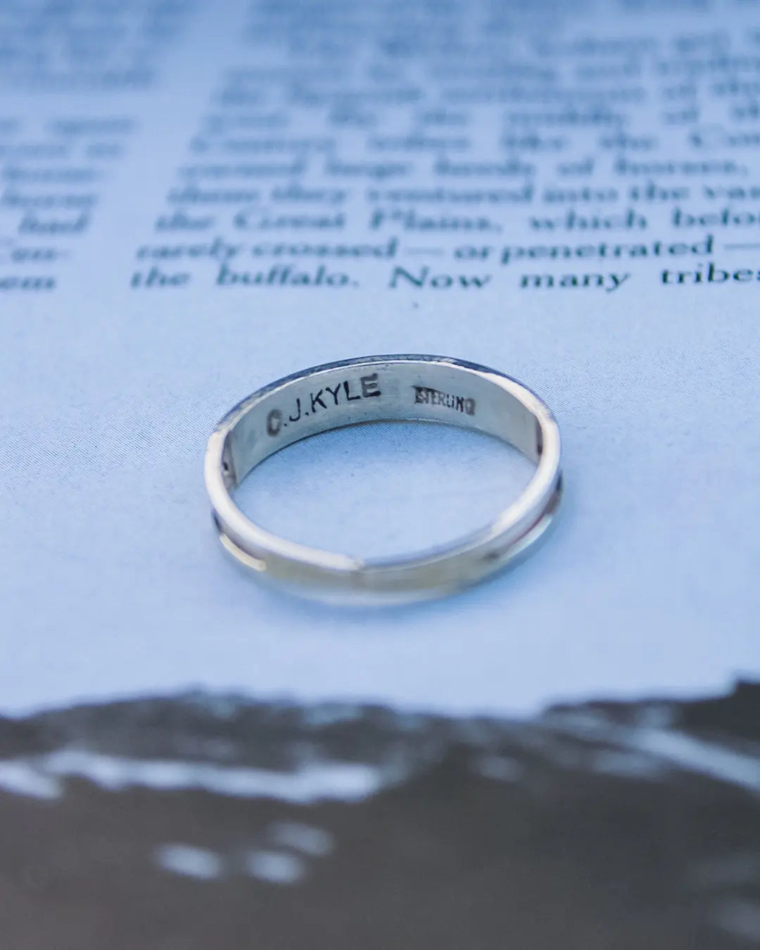 “Bluewater” Inlay Turquoise Ring Imperfectly Perfect Boutique