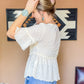 Boho Ruffle Mesh Top Imperfectly Perfect Boutique