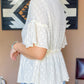 Boho Ruffle Mesh Top Imperfectly Perfect Boutique