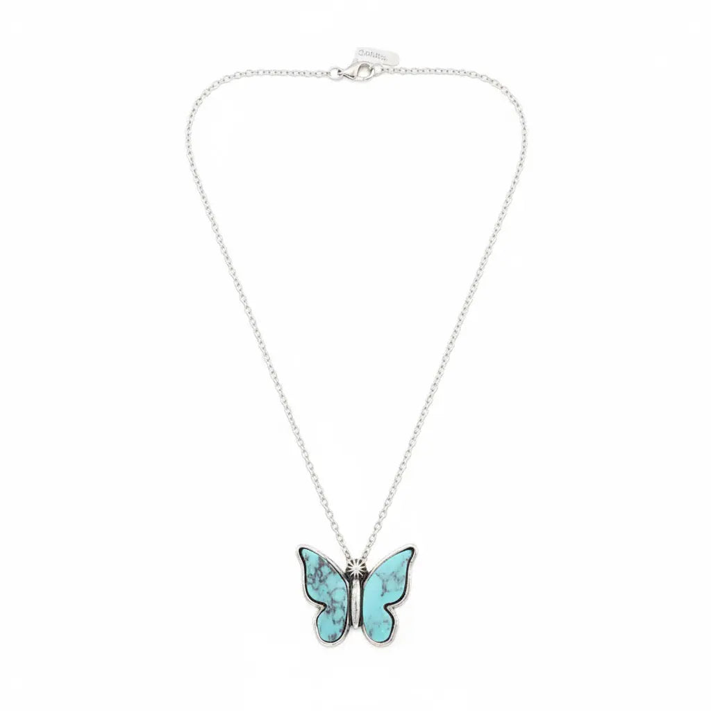 Butterfly Pendant Necklace - Imperfectly Perfect Boutique