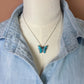 Butterfly Pendant Necklace Imperfectly Perfect Boutique