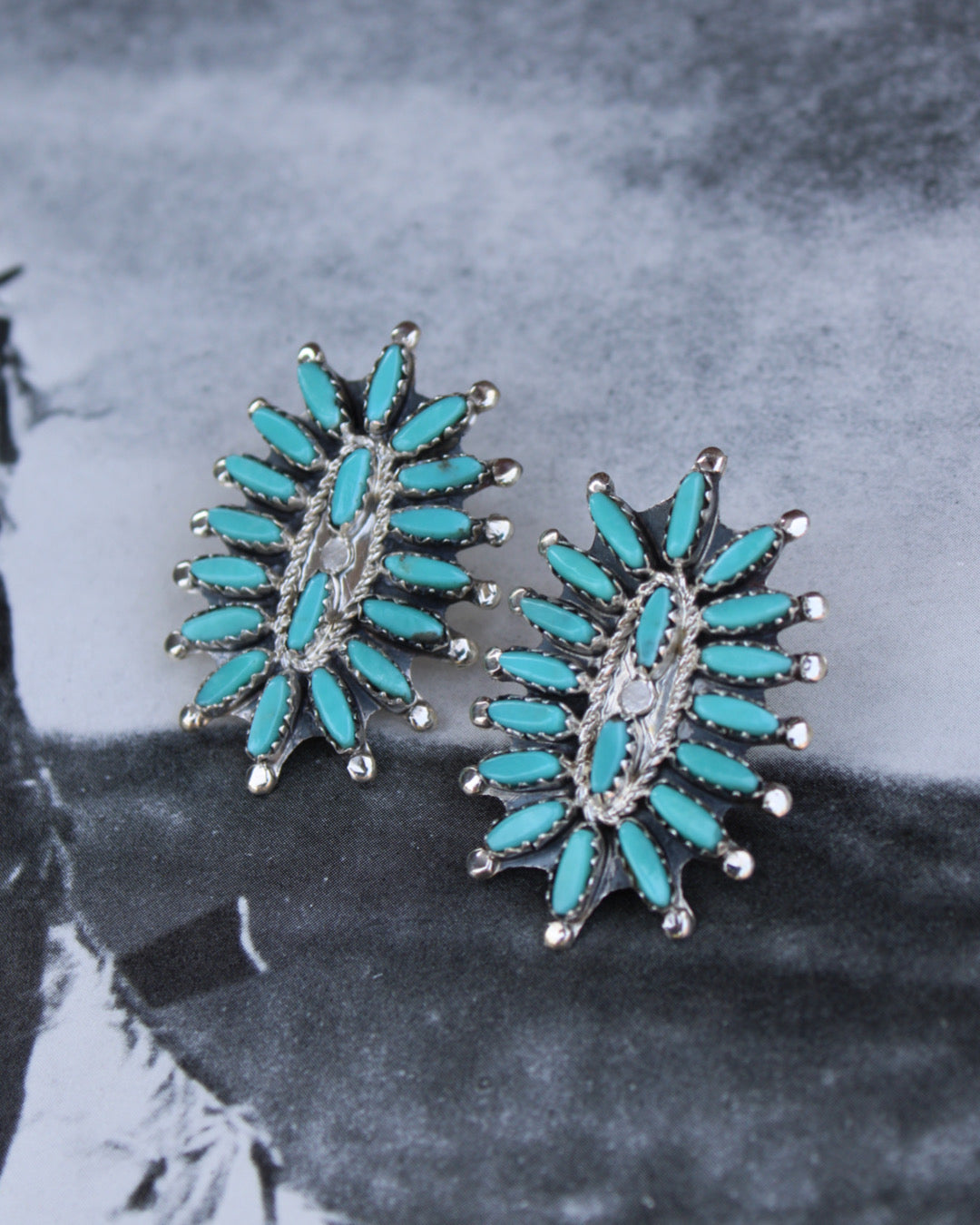 Zuni Needle Point Earrings - Imperfectly Perfect Boutique
