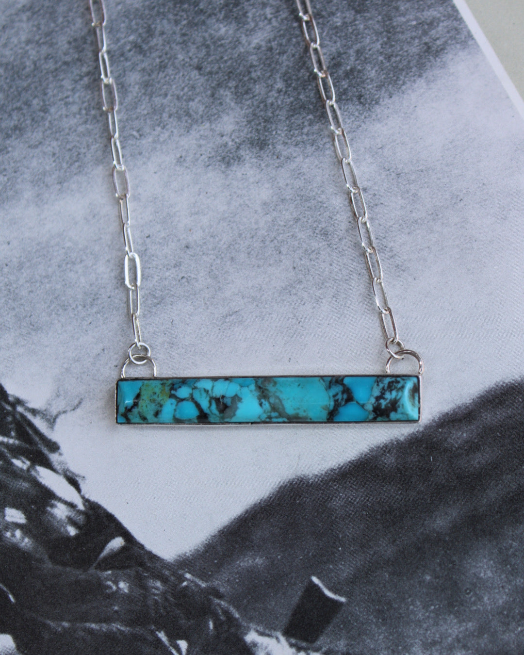 Turquoise Bar Necklace - Imperfectly Perfect Boutique