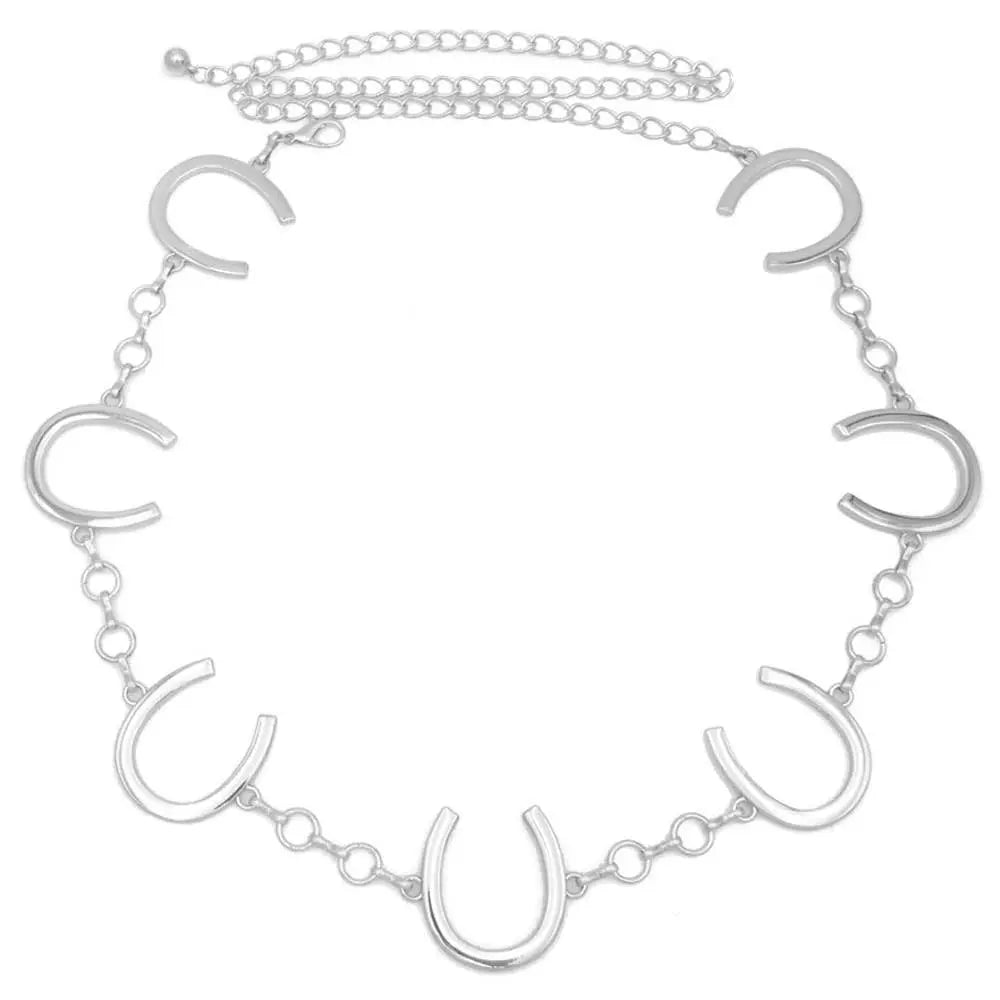 Century Downs Horseshoe Chain Belt Imperfectly Perfect Boutique
