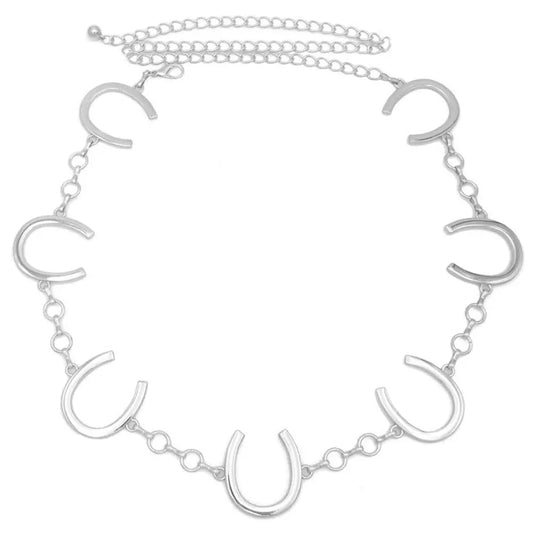 Century Downs Horseshoe Chain Belt Imperfectly Perfect Boutique