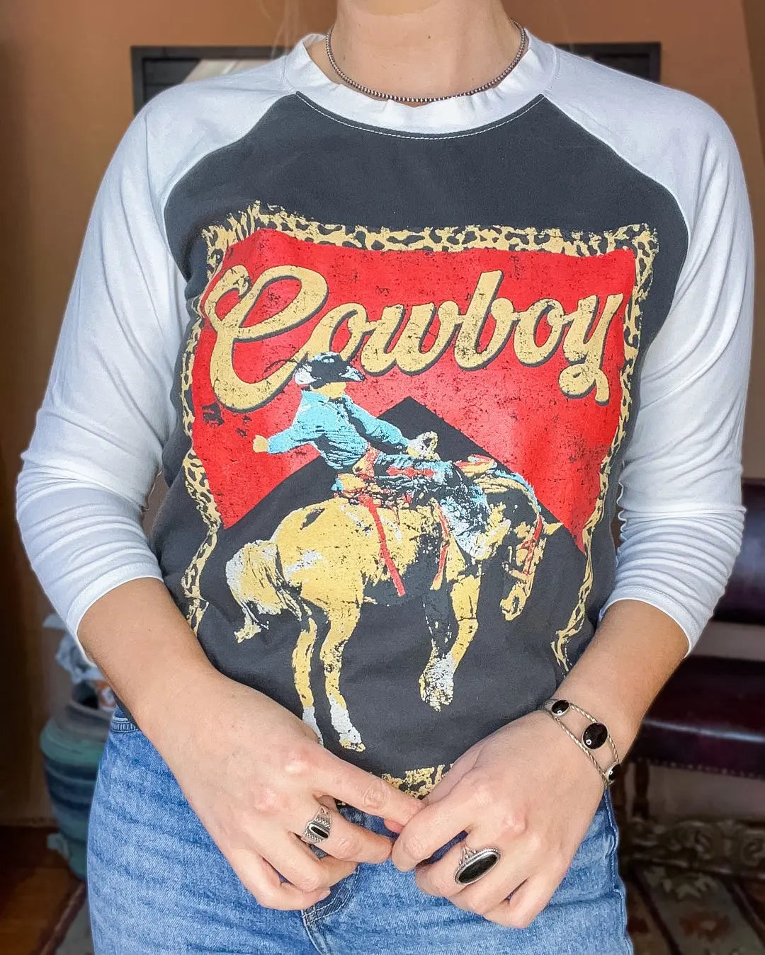 Cowboy Vintage Graphic Top Imperfectly Perfect Boutique