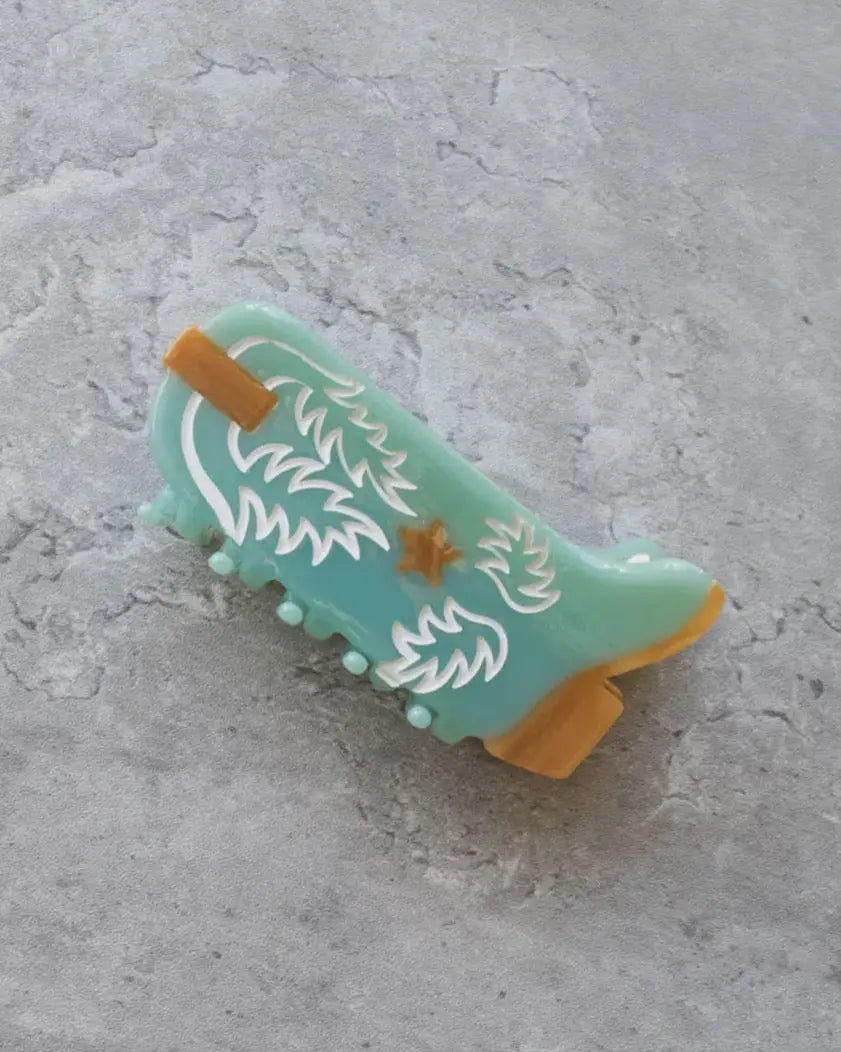 Cowgirl Boot Claw Clip Imperfectly Perfect Boutique