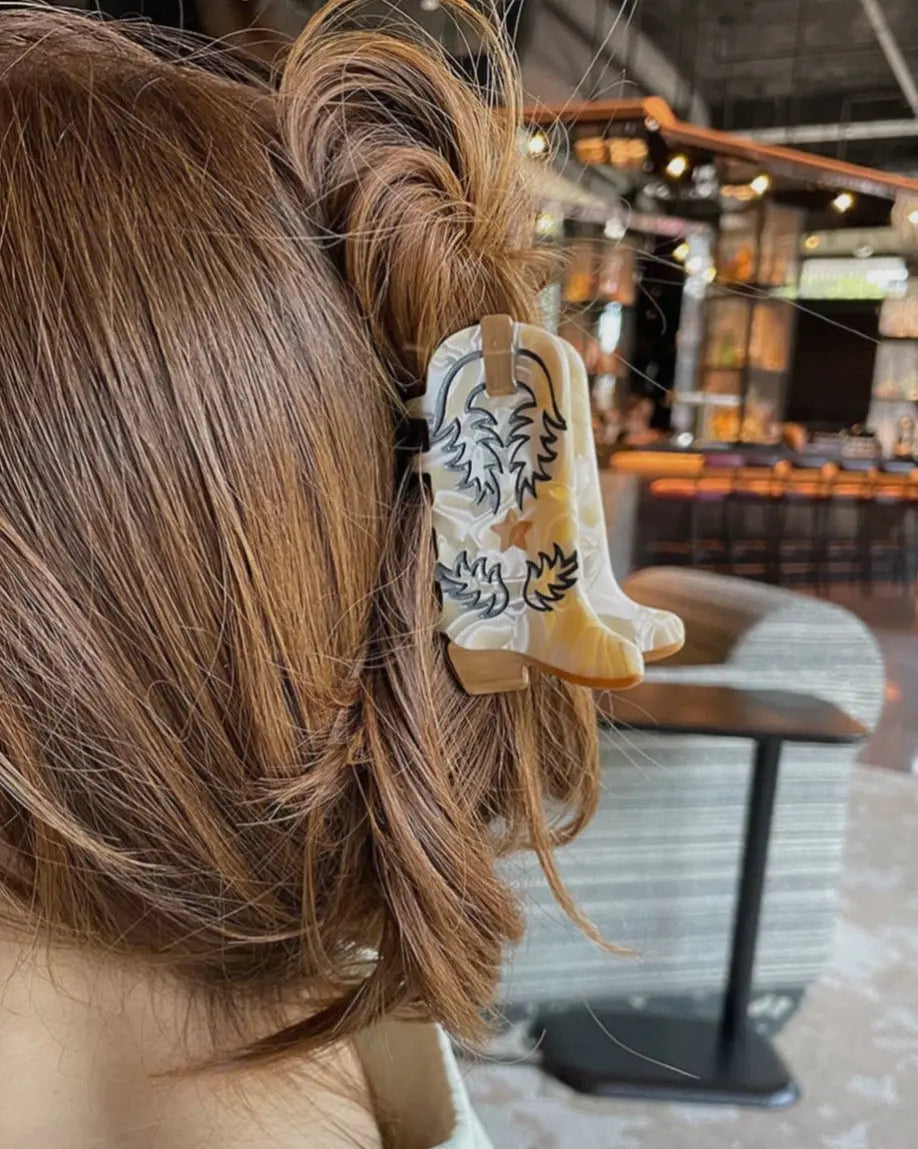 Cowgirl Boot Claw Clip - Imperfectly Perfect Boutique