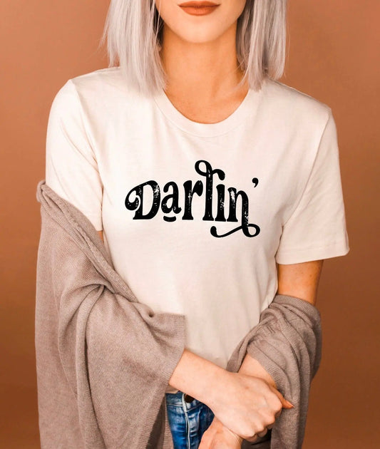 Darlin Graphic Tee The Dirty Cowgirl Apparel