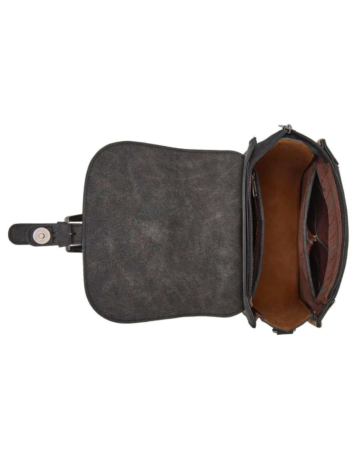 Desert Dune Aztec Crossbody Bag - Midnight Black Imperfectly Perfect Boutique