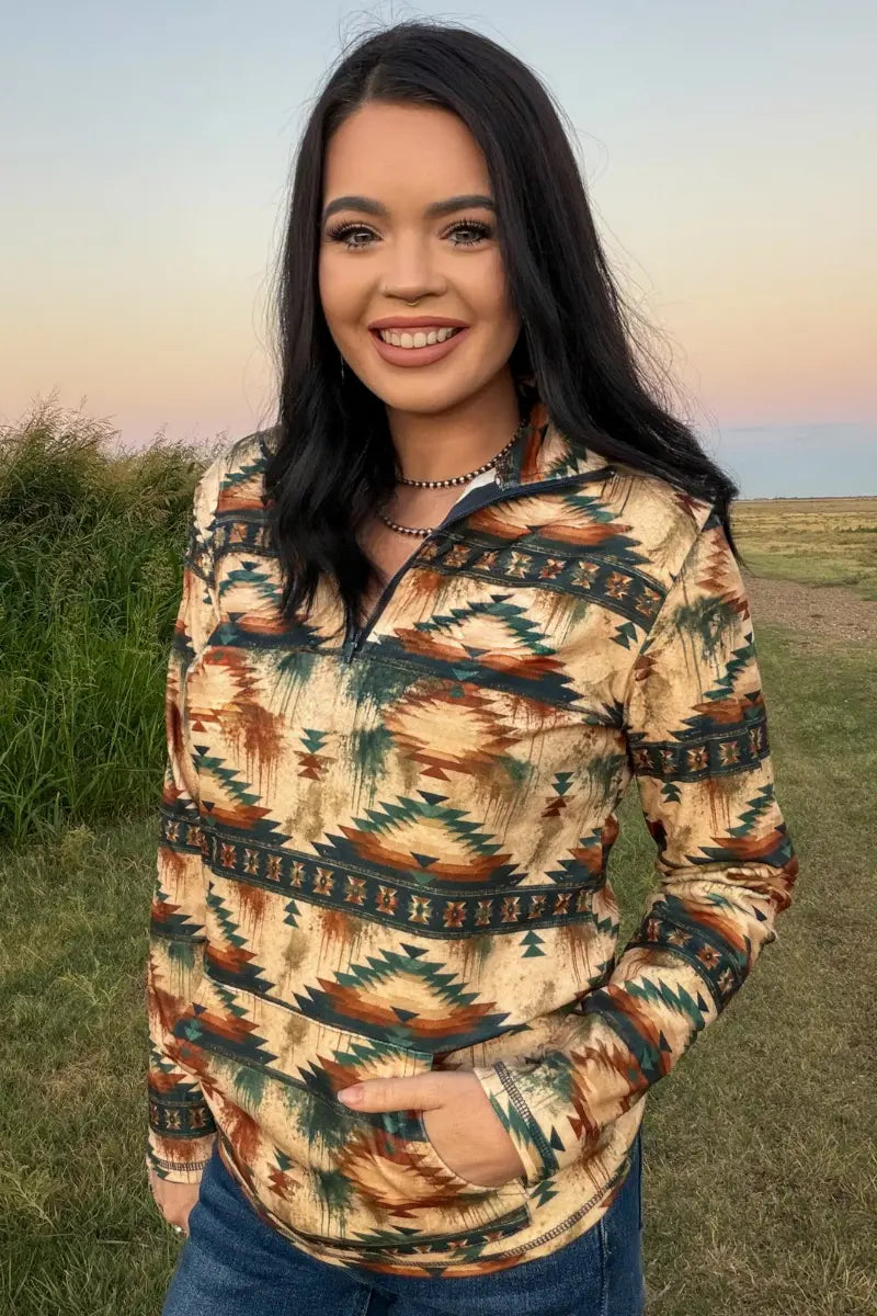 Desert Dusk Pullover - Imperfectly Perfect Boutique