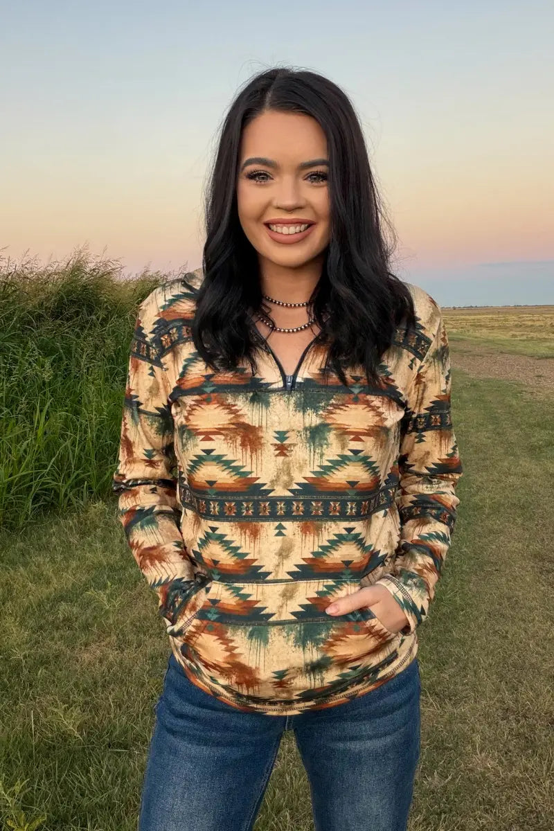 Desert Dusk Pullover - Imperfectly Perfect Boutique