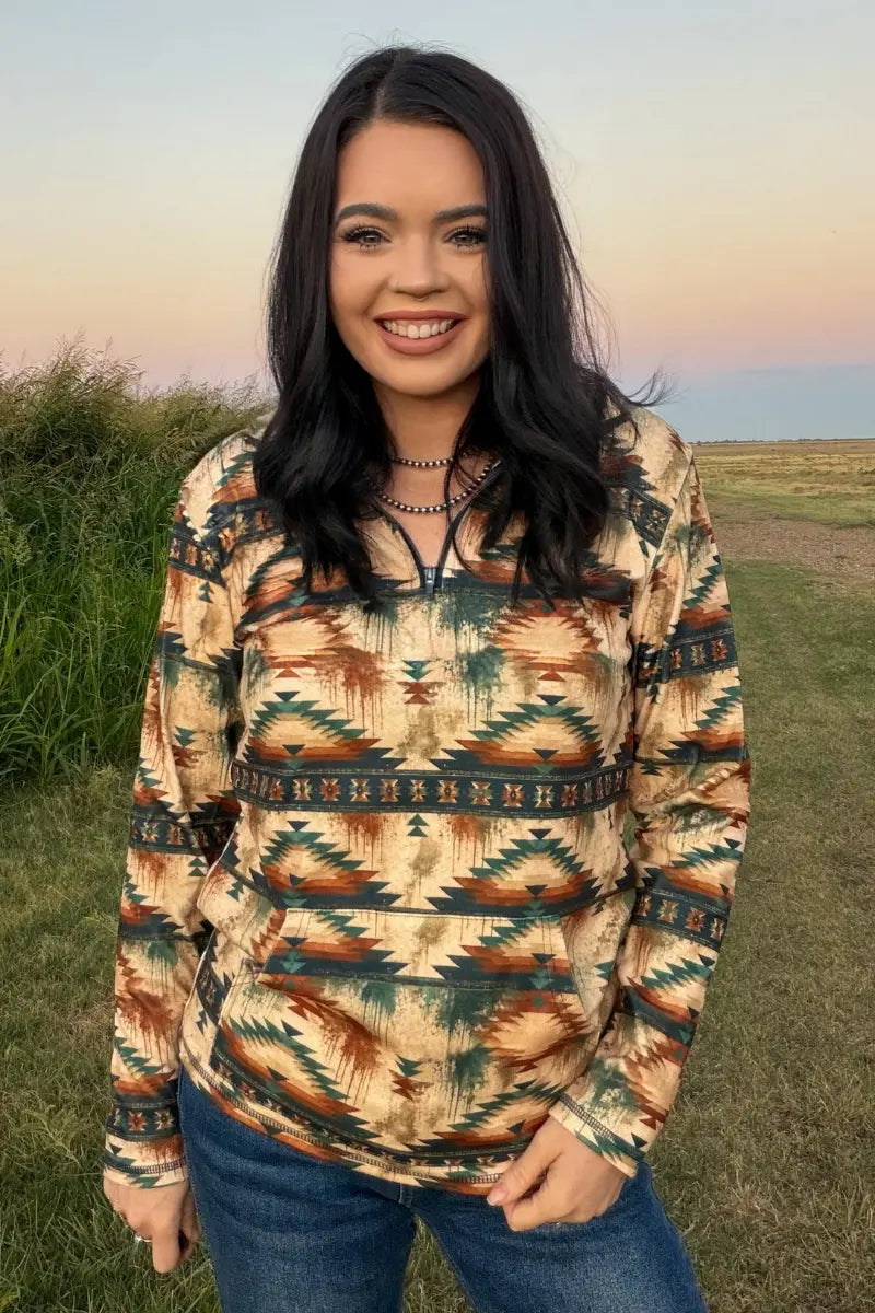 Desert Dusk Pullover - Imperfectly Perfect Boutique