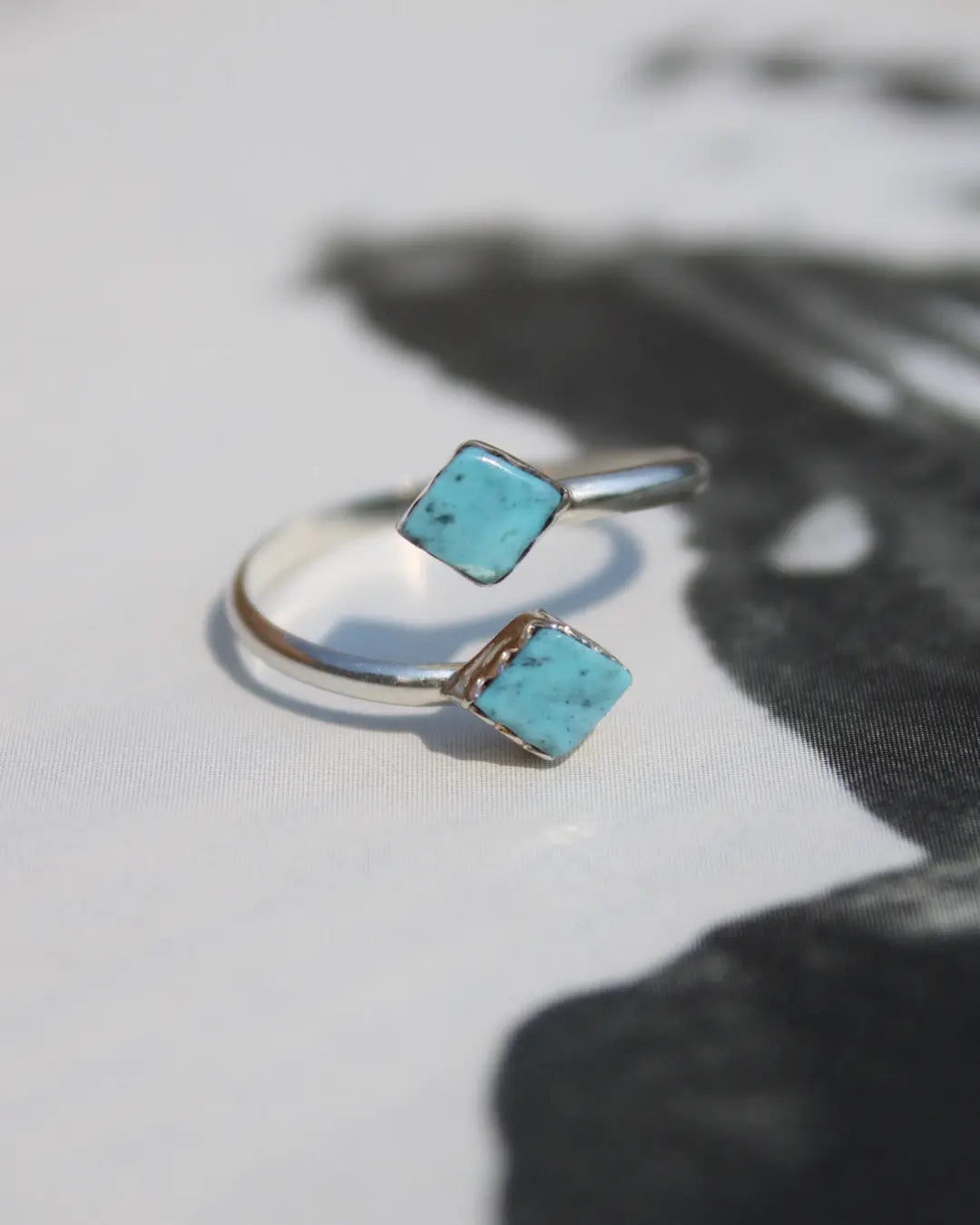Diamond Turquoise Ring Imperfectly Perfect Boutique