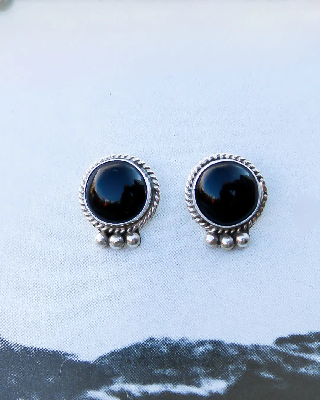 “El Vado” Onyx Earrings Imperfectly Perfect Boutique