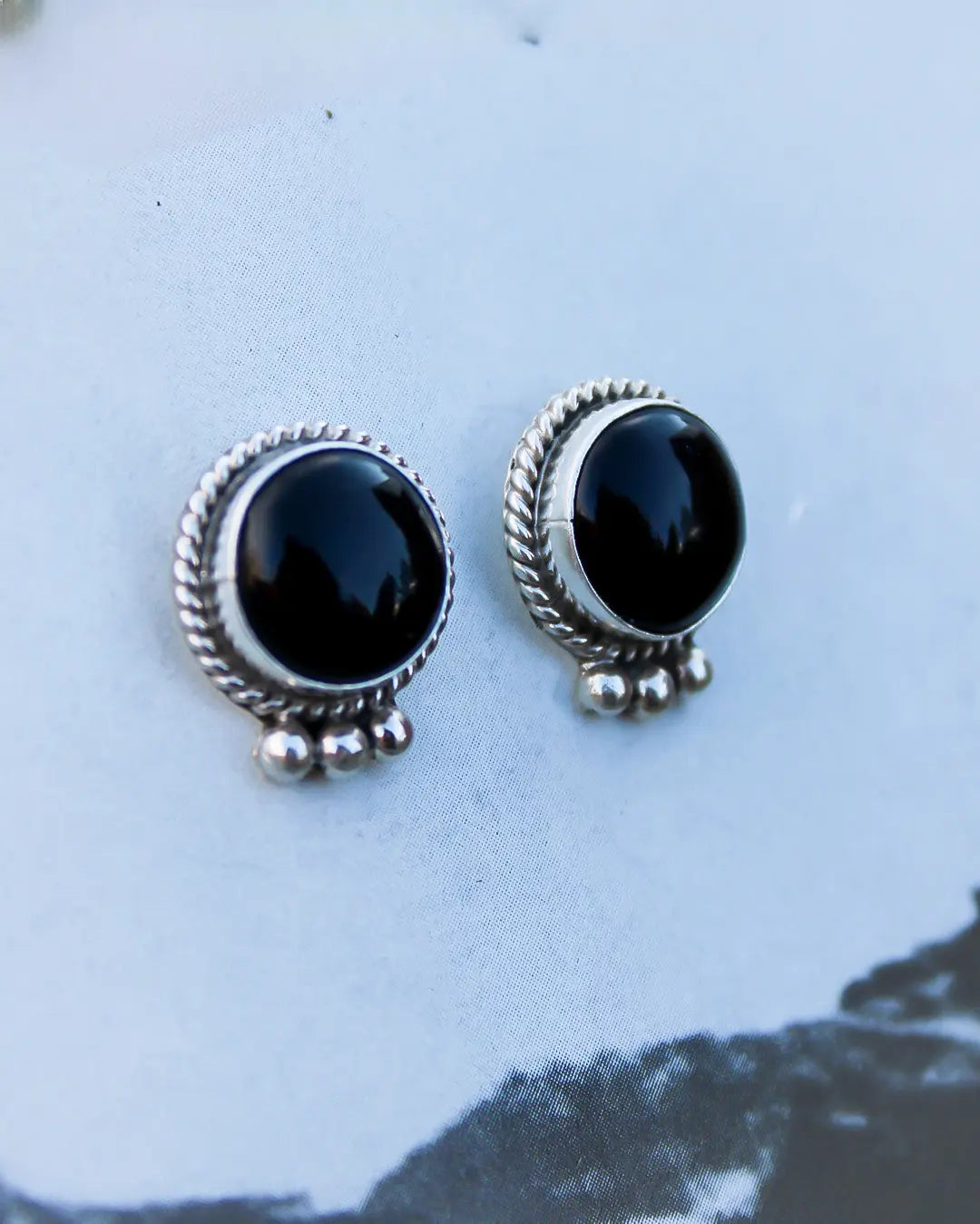 “El Vado” Onyx Earrings Imperfectly Perfect Boutique