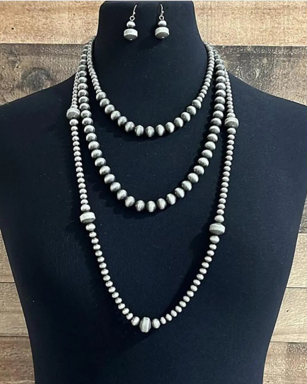 “Eve” Pearl Necklace Set Imperfectly Perfect Boutique