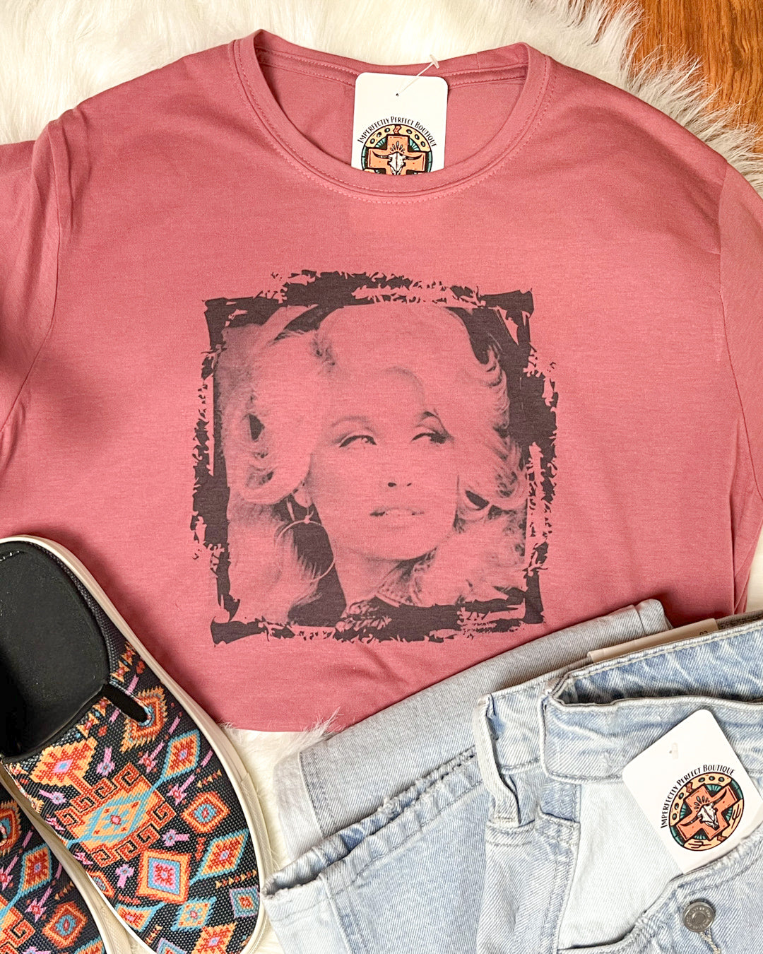 Dolly Parton Graphic Tee - Imperfectly Perfect Boutique