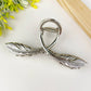Metal Feather Cross Hair Clip - Imperfectly Perfect Boutique