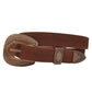 Genuine Suede Belt with Copper Buckle set - Imperfectly Perfect Boutique