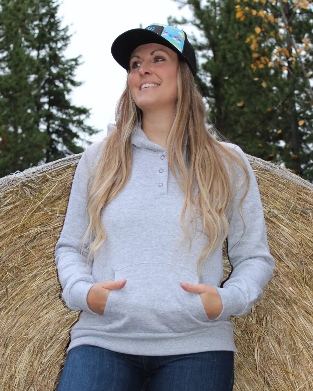 Henley Basic Fleece Pullover - Imperfectly Perfect Boutique